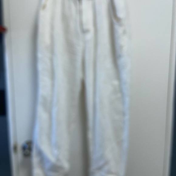 Free people white linen pants extra small women’s - Picture 9 of 13